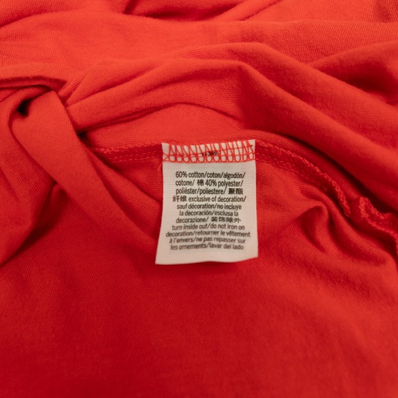 PINK Victoria's Secret Long Sleeve T-Shirt Love Sequin Red Women's Top‎ Medium - Picture 14 of 14